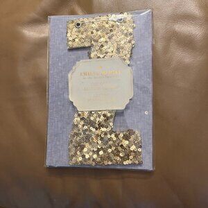 Pottery Barn Emily Meritt Gold Squin Letter Z - New
